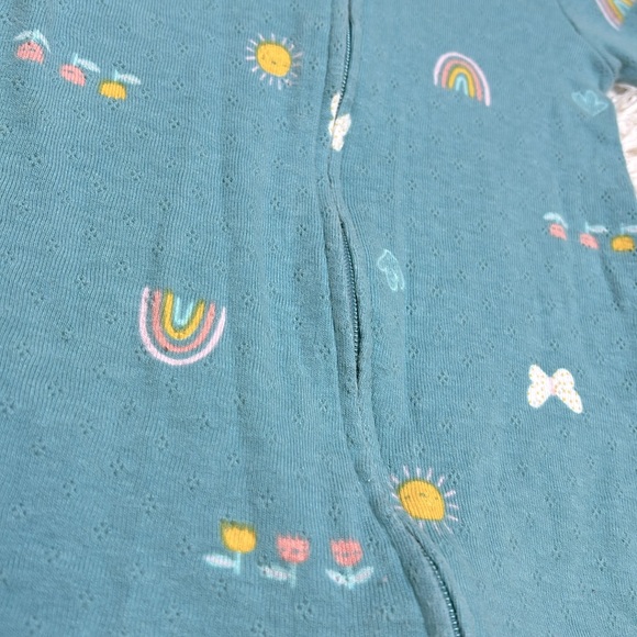 CARTER’S || Infant Girl (6M) Two-way Zipper Footies - Picture 2 of 3